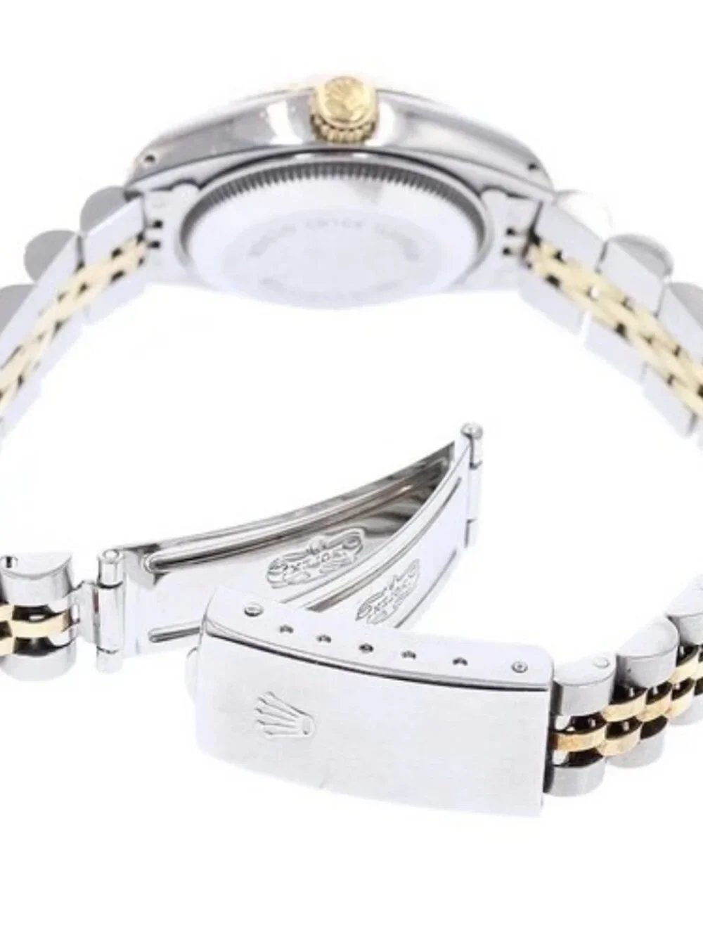 ROLEX Oyster Perpetual Date 6917/3 YG bezel Automatic Ladies Watch_964941